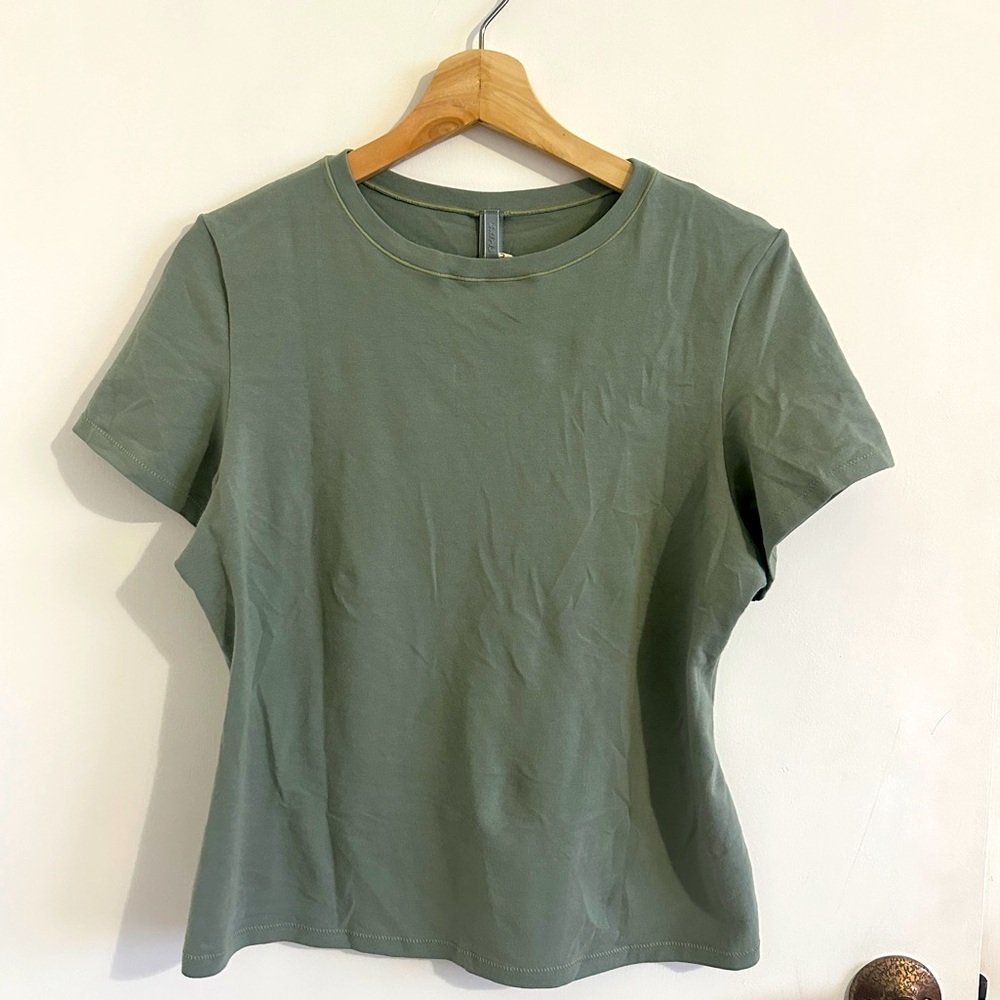 NWT Skims cotton Jersey Tshirt in XL Mineral color